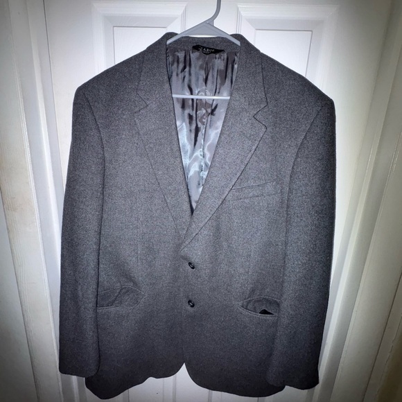 Jos. A. Bank 100% Camel Hair Sport Coat Blazer - Men's Size 46R - Picture 6 of 6